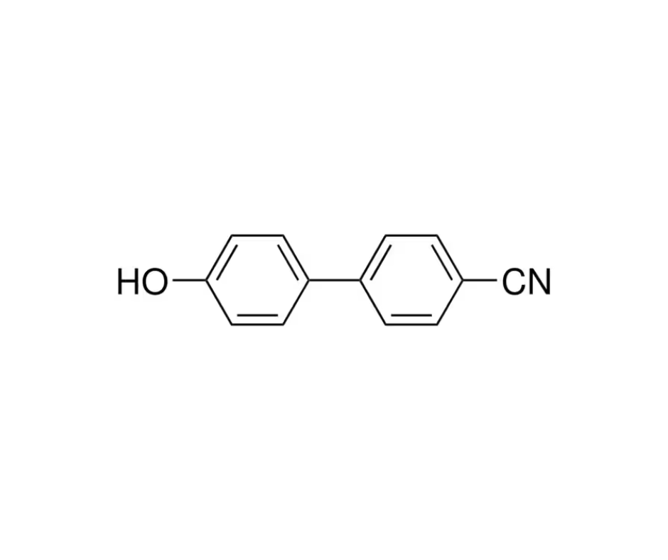 image de la molécule 4′-Hydroxy-4-biphenylcarbonitrile