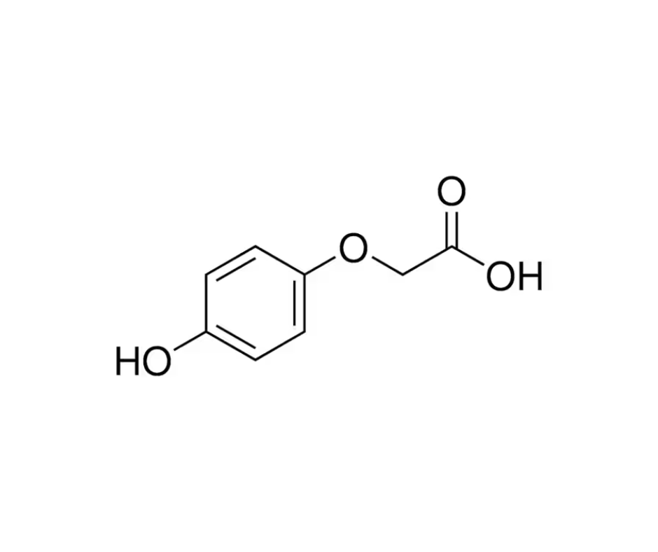 image de la molécule (4-Hydroxyphenoxy)acetic acid