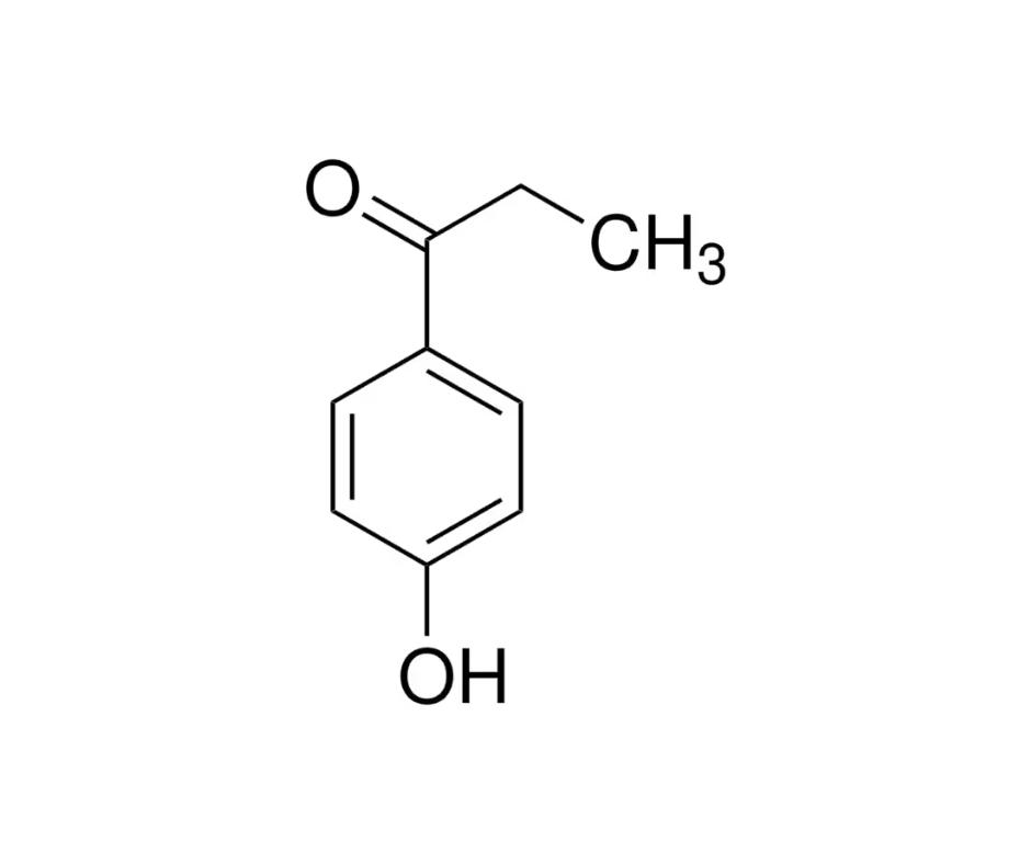 image de la molécule 4′-Hydroxypropiophenone