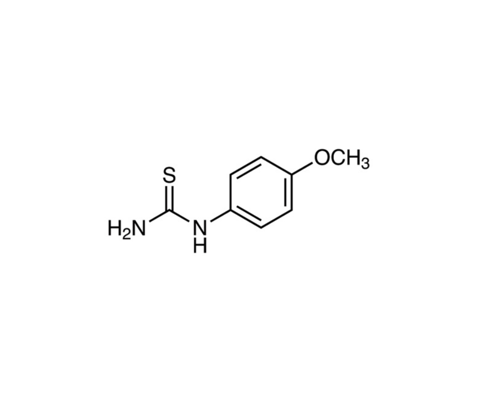 image de la molécule (4-Methoxyphenyl)thiourea