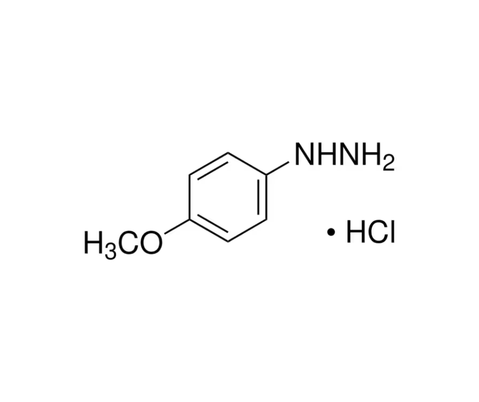 image de la molécule 4-Methoxyphenylhydrazine hydrochloride