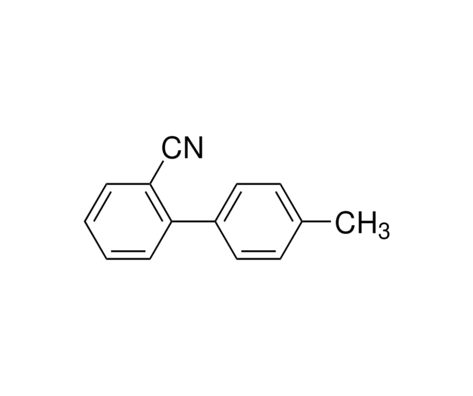 image de la molécule 4′-Methyl-2-biphenylcarbonitrile