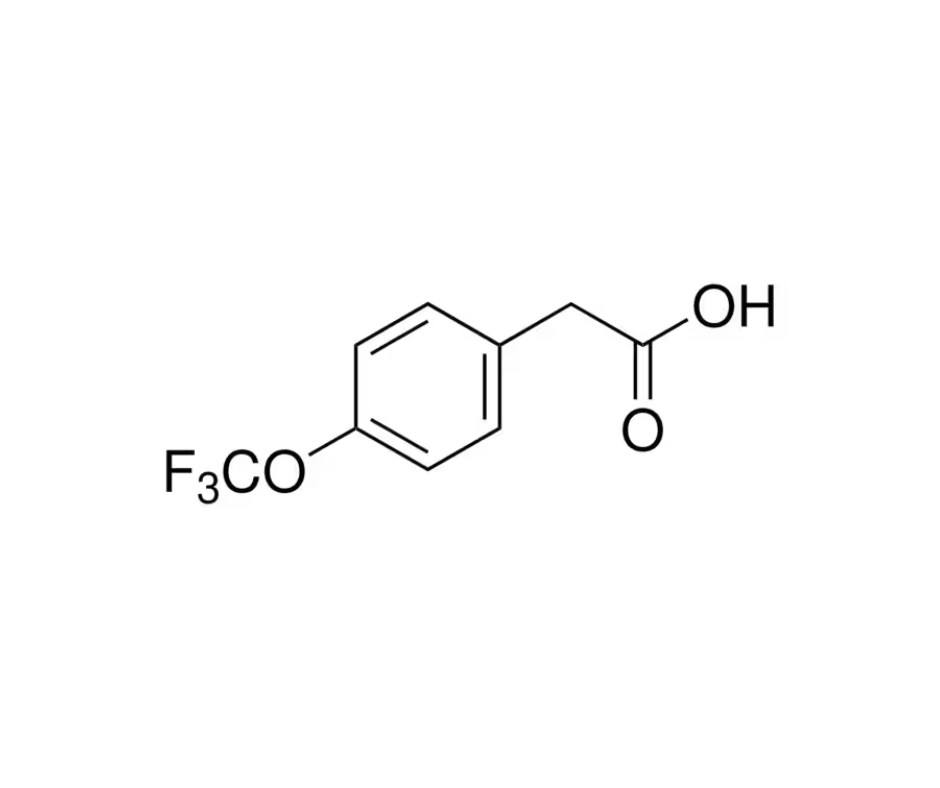 image de la molécule 4-(Trifluoromethoxy)phenylacetic acid