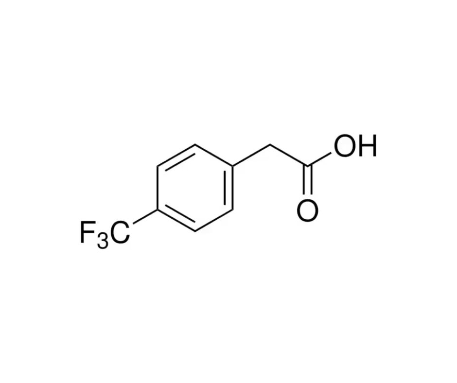 image de la molécule 4-(Trifluoromethyl)phenylacetic acid