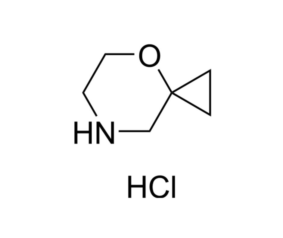 image de la molécule 4-oxa-7-azaspiro[2.5]octane hydrochloride