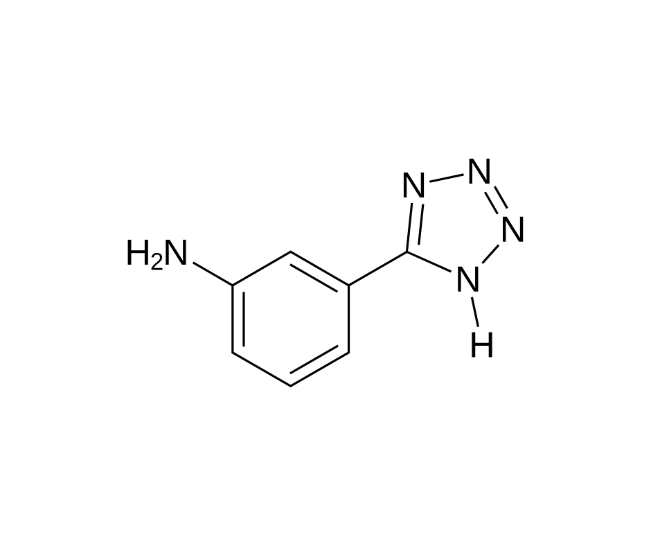 image de la molécule 5-(3-Aminophenyl)tetrazole