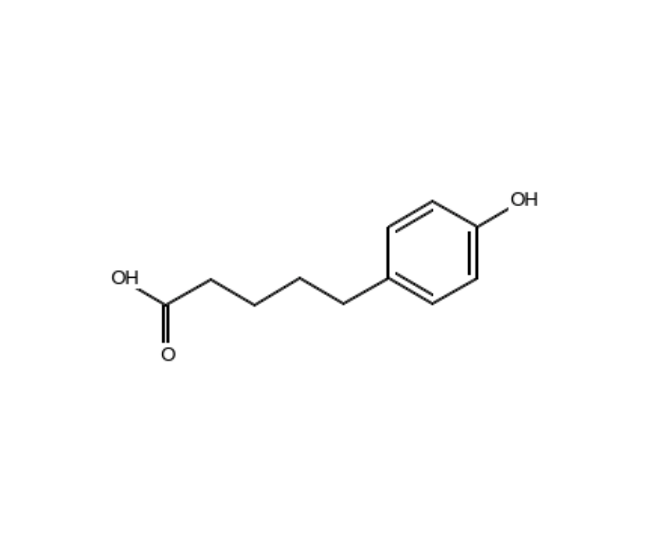 image de la molécule 5-(4-Hydroxyphenyl)pentanoic acid