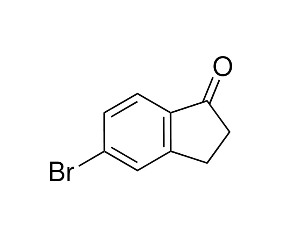 image de la molécule 5-Bromo-1-indanone