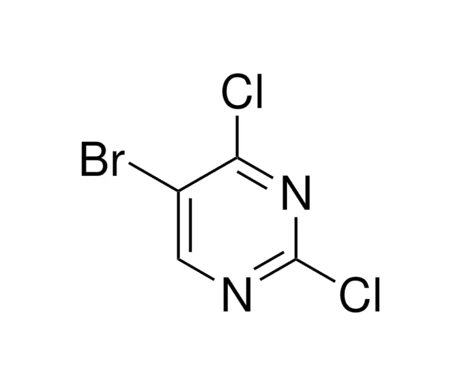 image de la molécule 5-Bromo-2,4-dichloropyrimidine