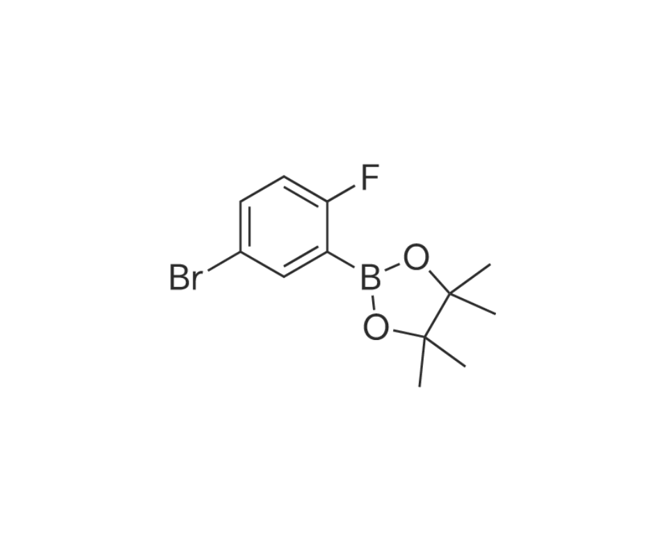 image de la molécule 5-Bromo-2-fluorophenylboronic acid, pinacol ester