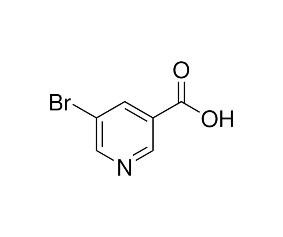 image de la molécule 5-Bromopyridine-3-carboxylic acid