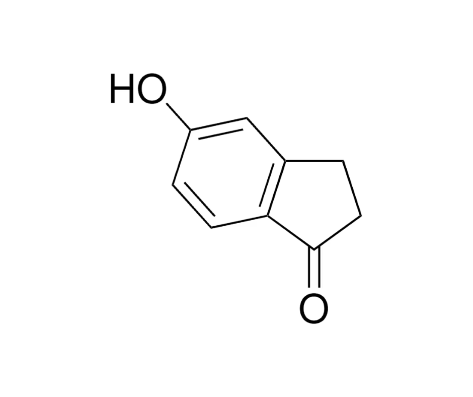 image de la molécule 5-Hydroxy-1-indanone