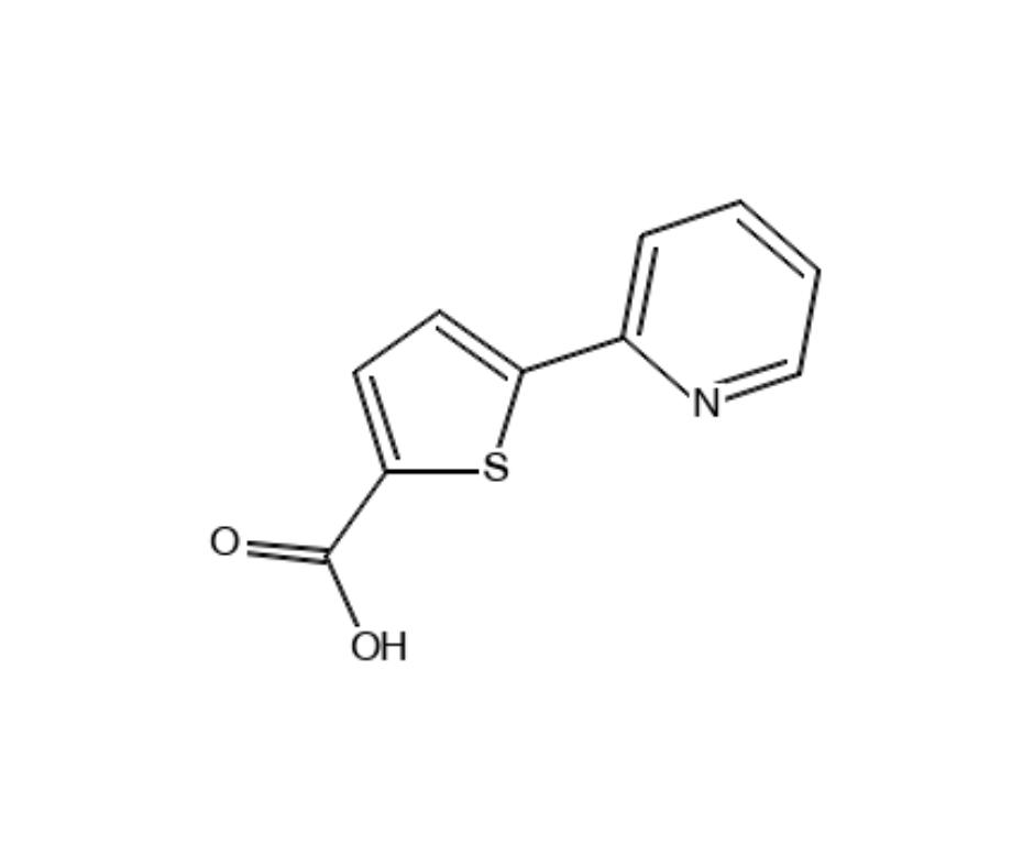 image de la molécule 5-(Pyridin-2-yl)thiophene-2-carboxylic acid