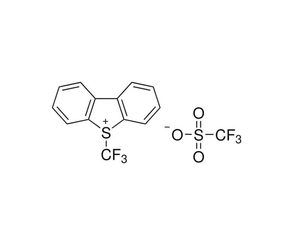 image de la molécule 5-(Trifluoromethyl)dibenzothiophenium trifluoromethanesulfonate
