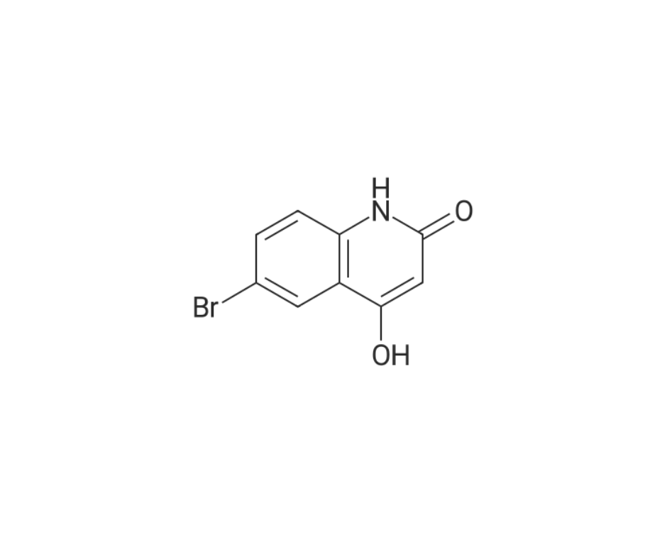 image de la molécule 6-Bromo-4-hydroxyquinolin-2(1H)-one