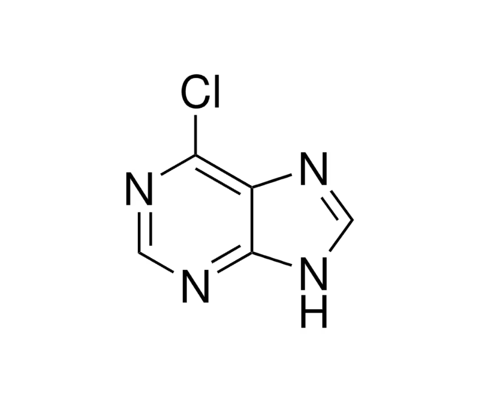 image de la molécule 6-Chloropurine