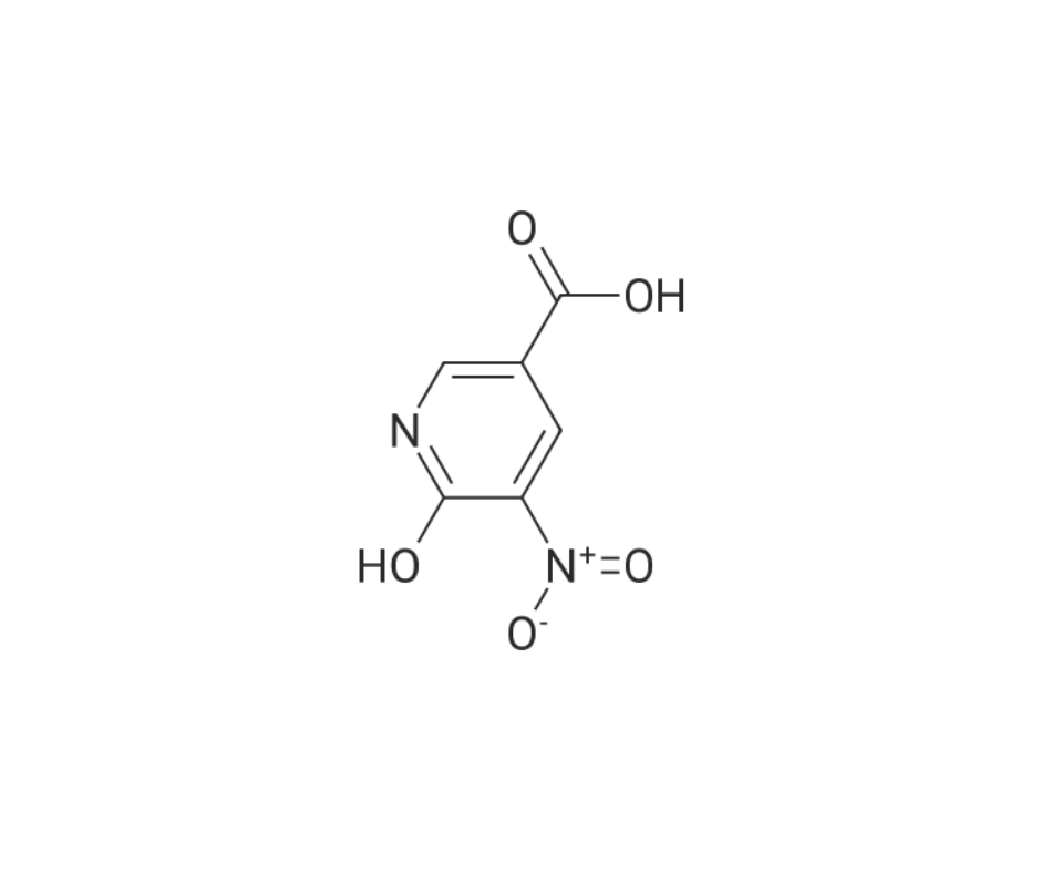 image de la molécule 6-Hydroxy-5-nitronicotinic acid