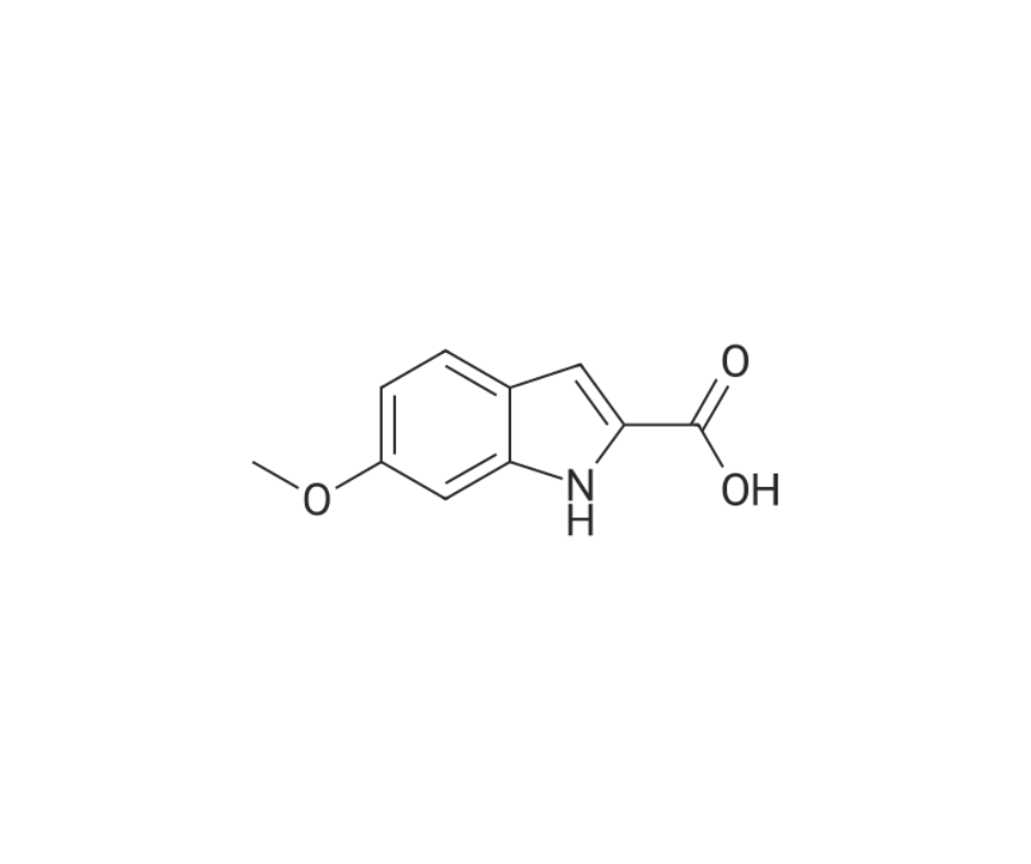 image de la molécule 6-Methoxy-1H-indole-2-carboxylic acid