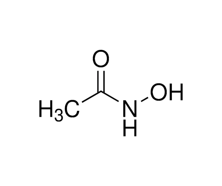 image de la molécule Acetohydroxamic acid