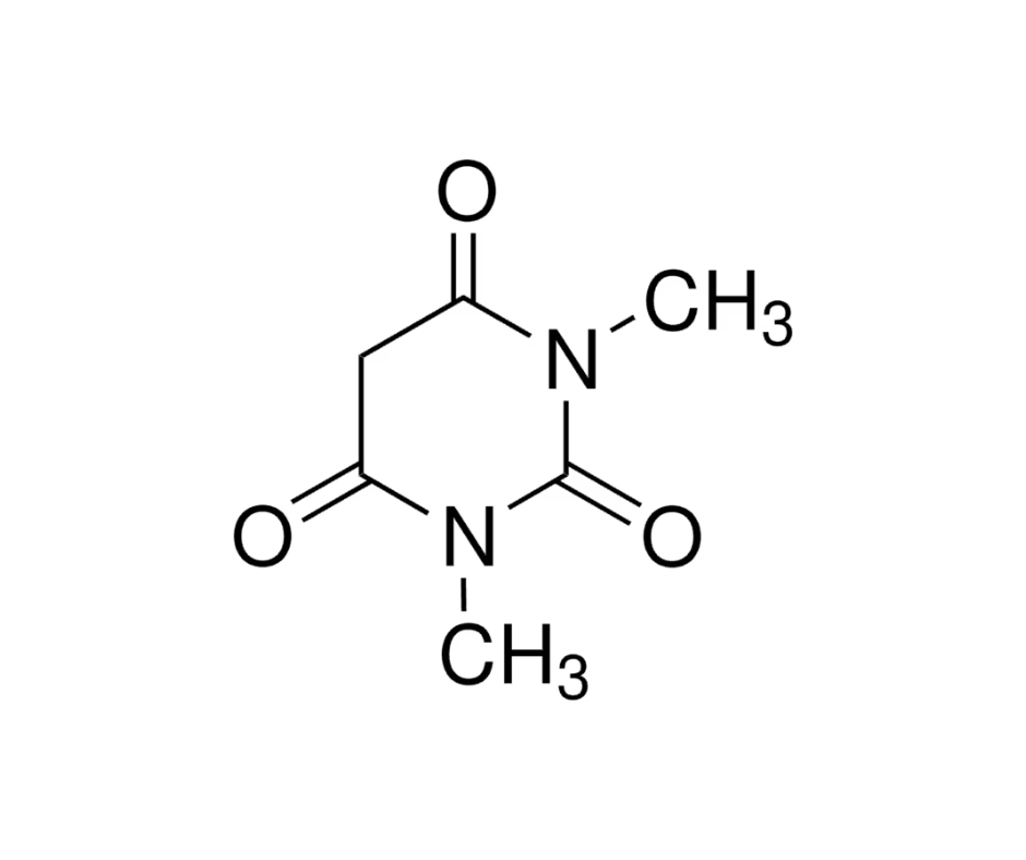 image de la molécule Acide 1,3-diméthylbarbiturique