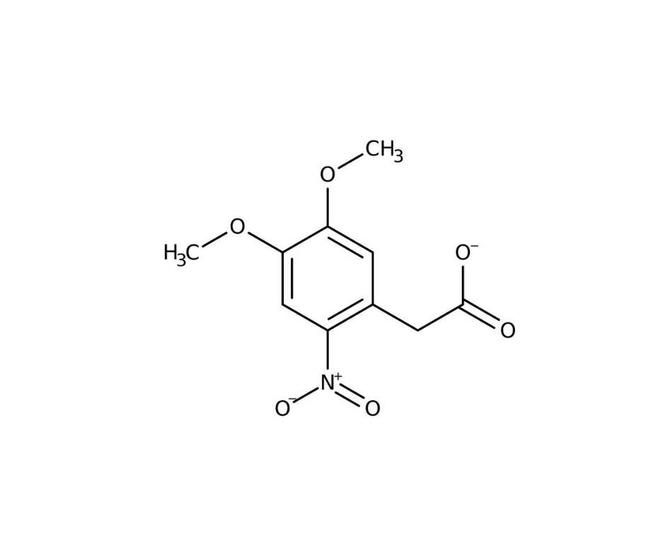 image de la molécule Acide 4,5-diméthoxy-2-nitrophénylacétique