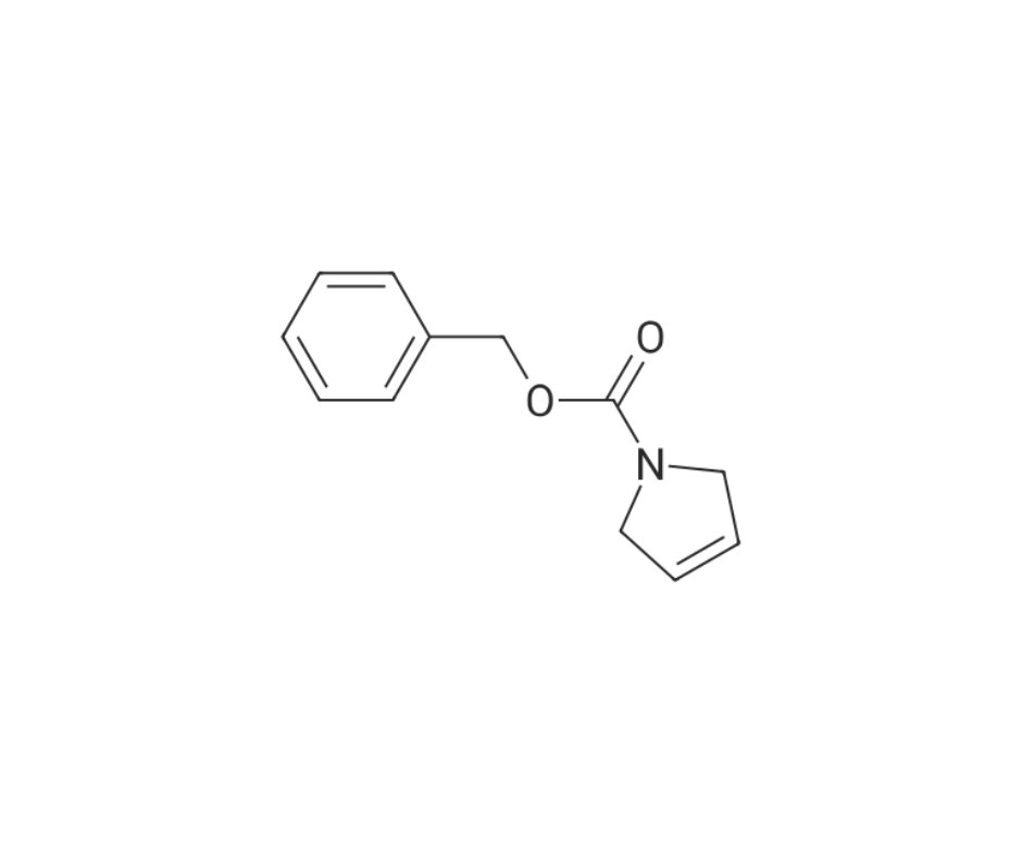 image de la molécule Benzyl 2,5-dihydro-1H-pyrrole-1-carboxylate