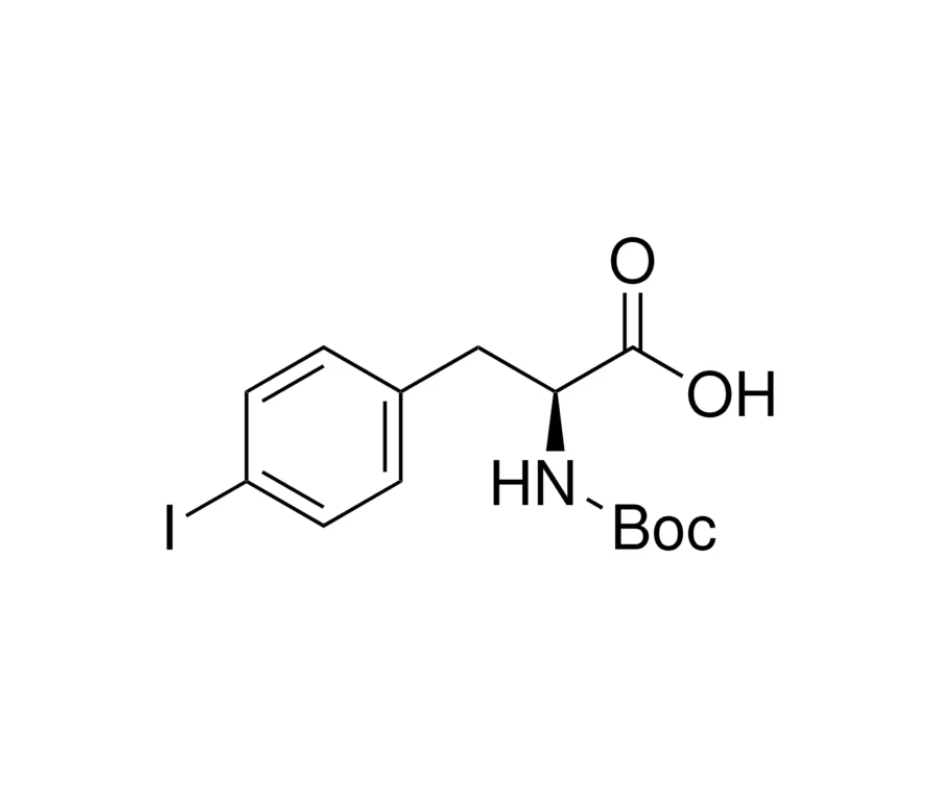 image de la molécule Boc-4-iodo-L-phenylalanine