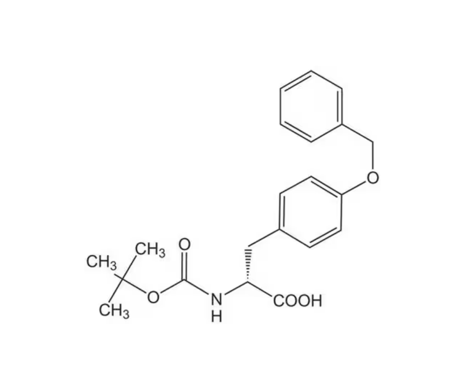 image de la molécule Boc-D-Tyr(Bzl)-OH