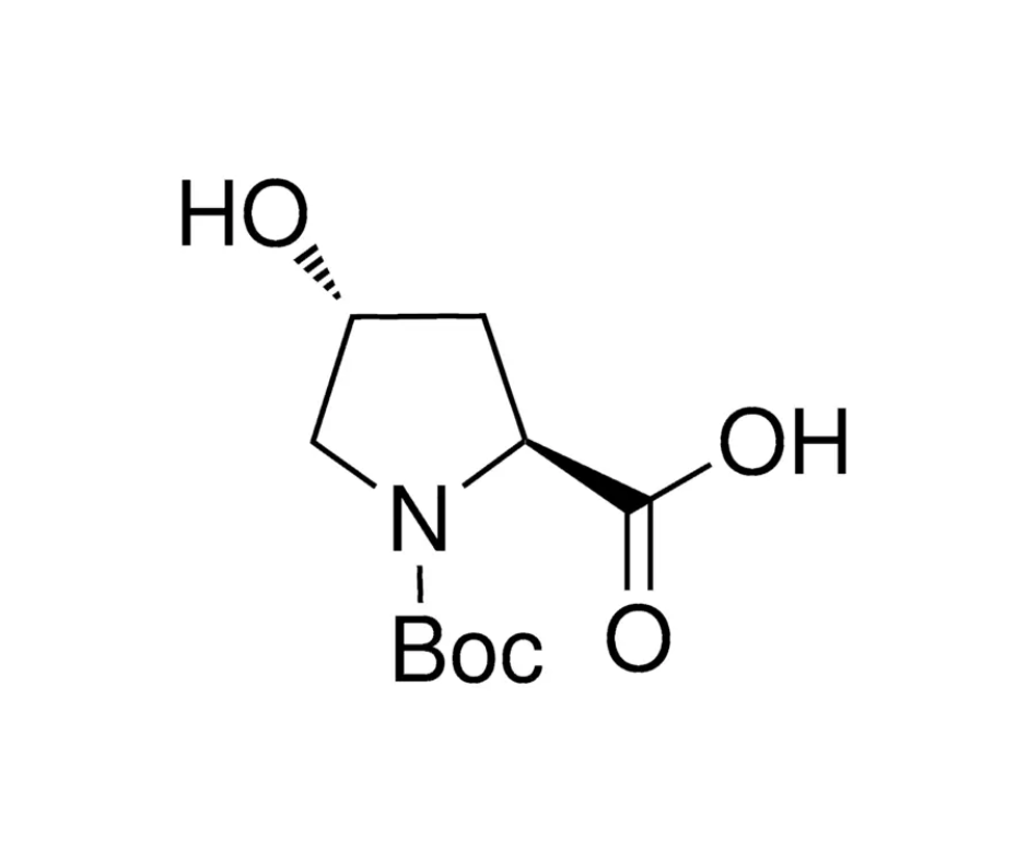 image de la molécule Boc-L-hydroxyproline