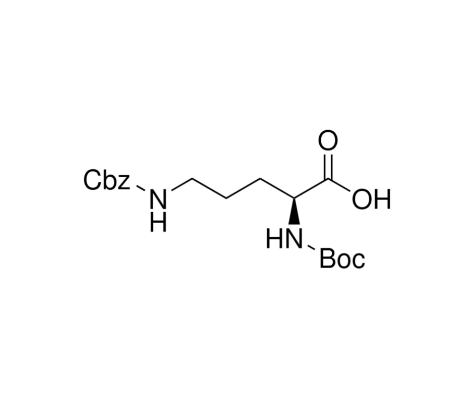image de la molécule Boc-Orn(Z)-OH