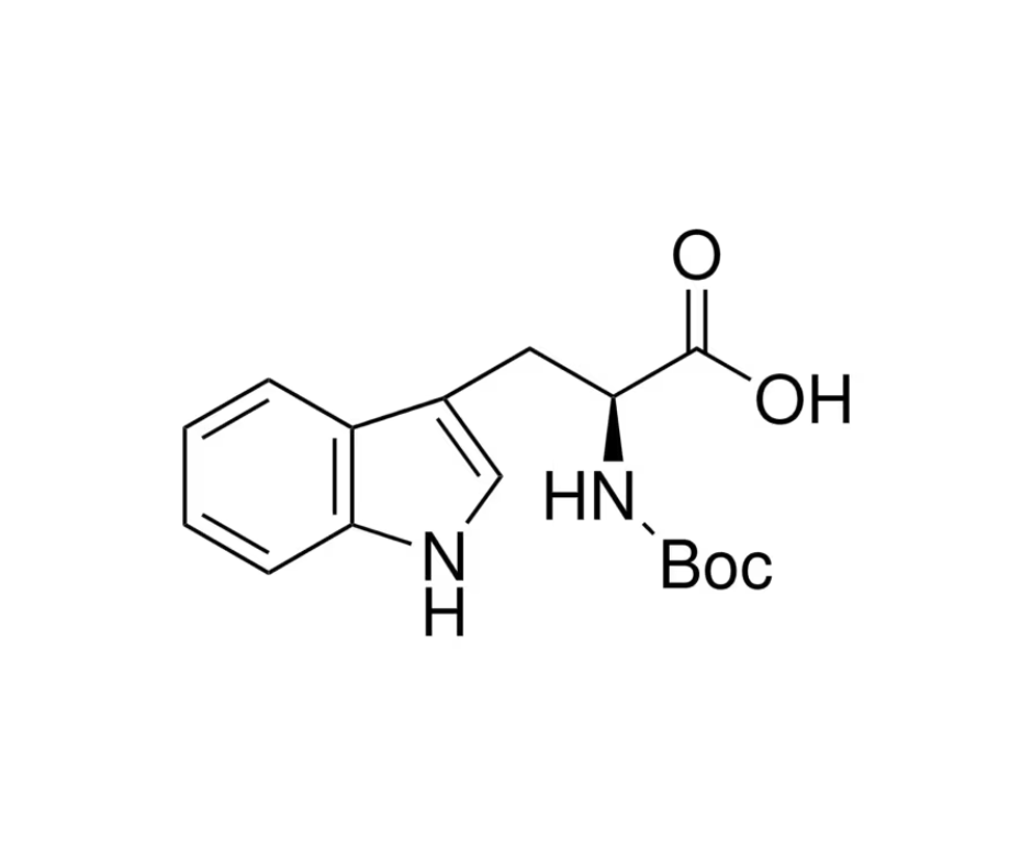 image de la molécule Boc-Trp-OH