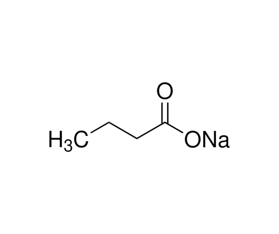 image de la molécule Butyrate de sodium