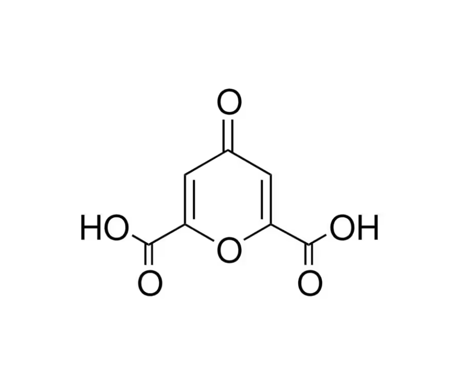 image de la molécule Chelidonic acid