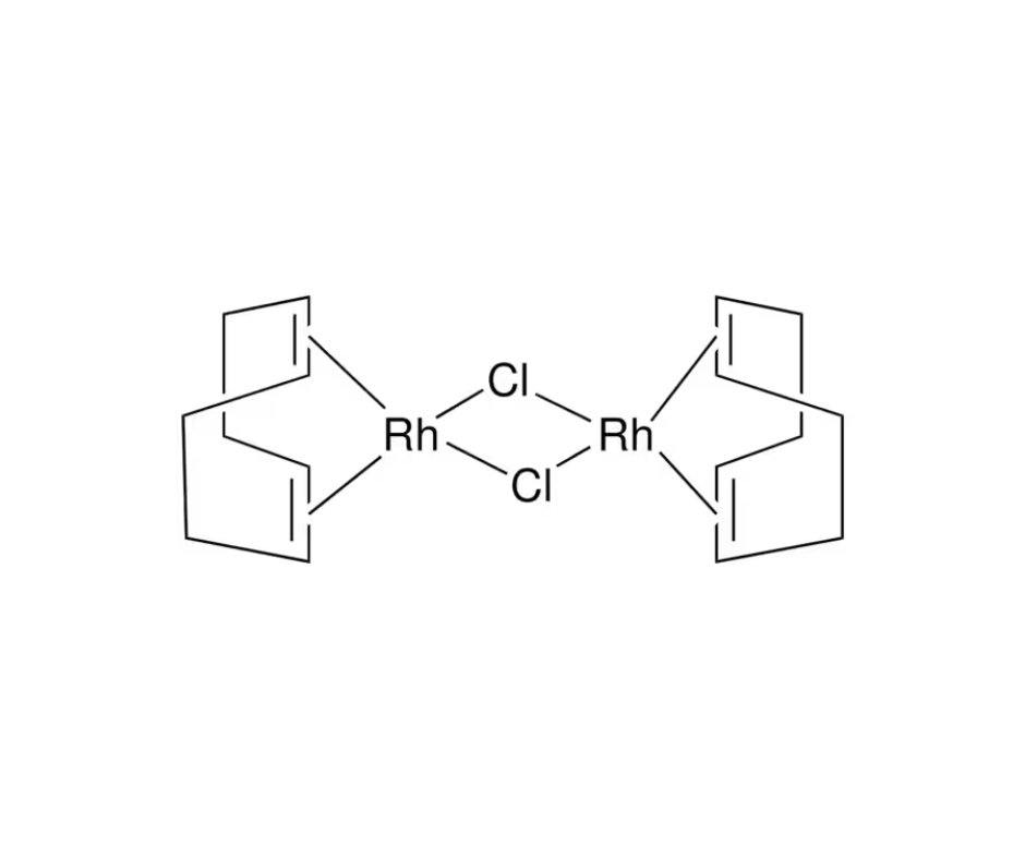 image de la molécule Chloro(1,5-cyclooctadiene)rhodium(I) dimer