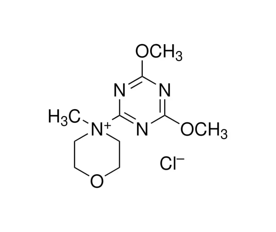 image de la molécule Chlorure de 4-(4,6-diméthoxy-1,3,5-triazin-2-yl)-4-méthylmorpholinium