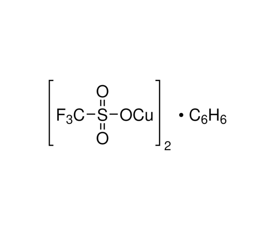 image de la molécule Copper(I) trifluoromethanesulfonate benzene complex