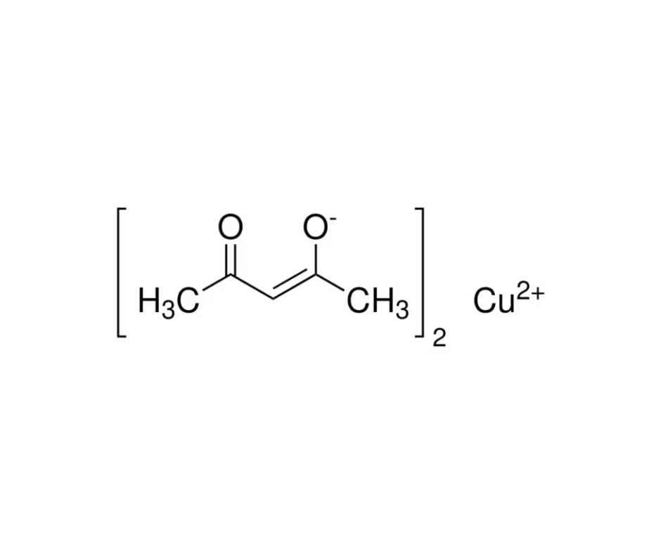 image de la molécule Copper(II) acetylacetonate