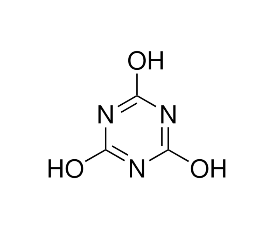 image de la molécule Cyanuric acid
