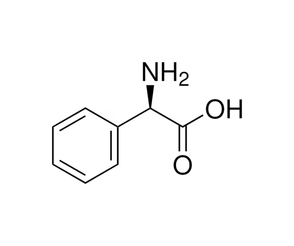 image de la molécule D−(−)-α-Phenylglycine