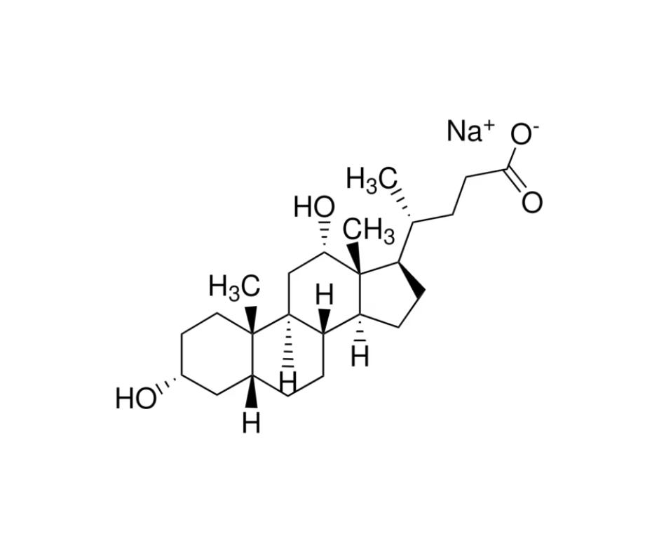 image de la molécule Désoxycholate de sodium