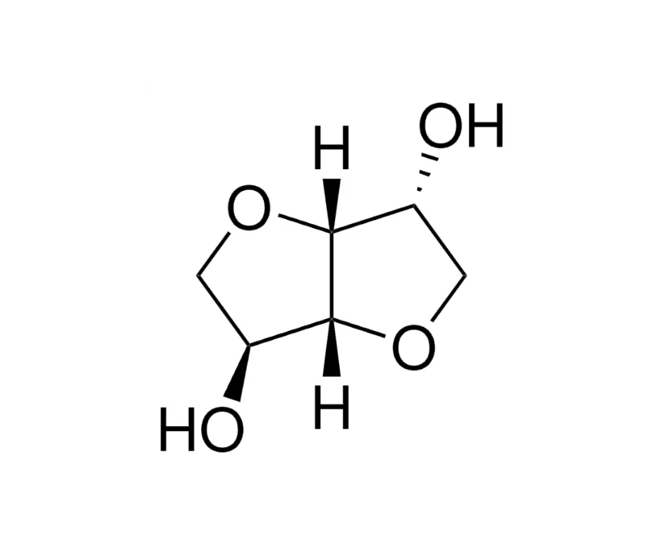 image de la molécule Dianhydro-D-glucitol
