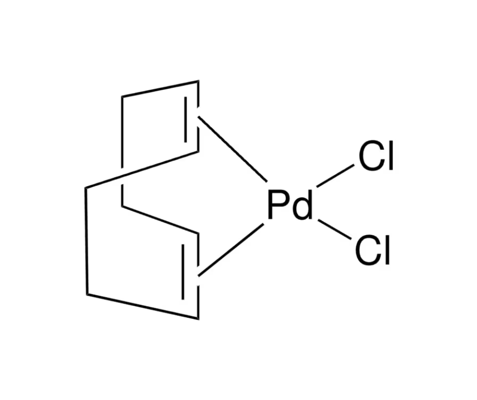 image de la molécule Dichloro(1,5-cyclooctadiene)palladium(II)