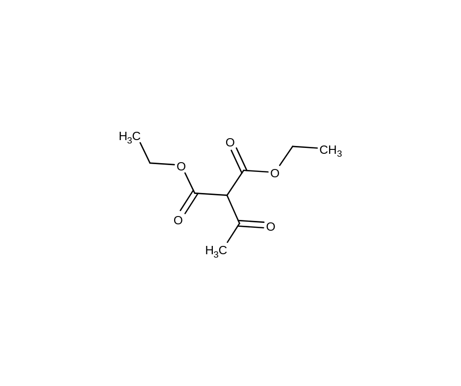 image de la molécule Diethyl 2-acetylmalonate