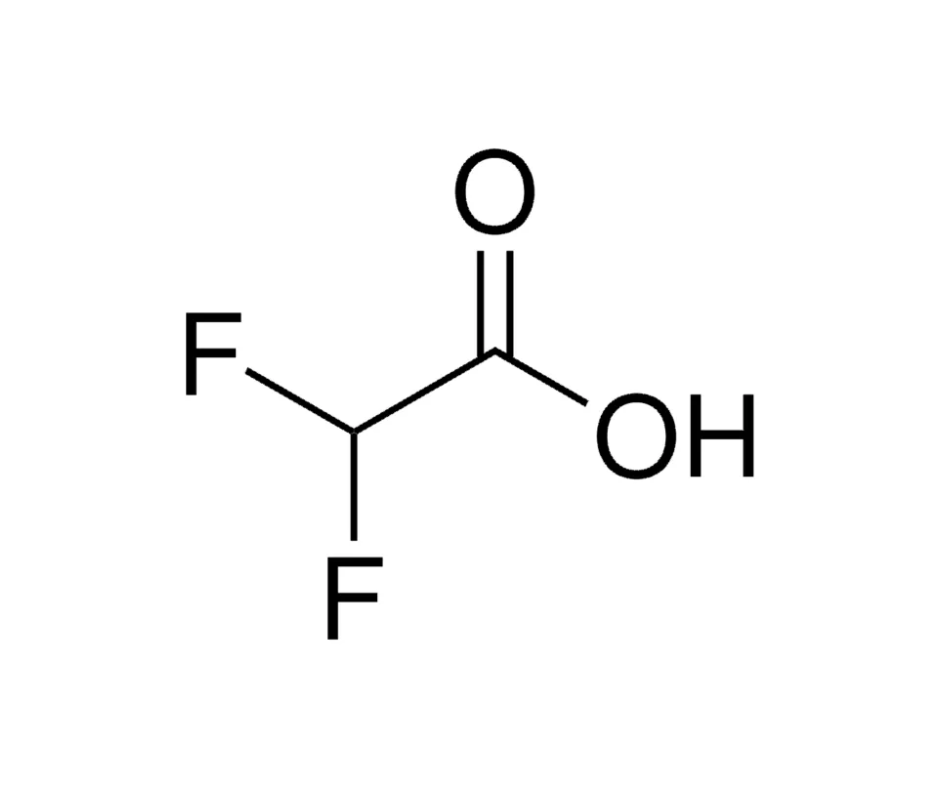 image de la molécule Difluoroacetic acid