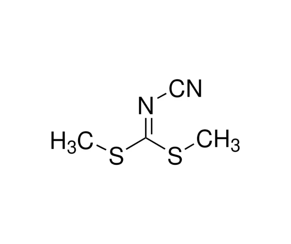 image de la molécule Dimethyl N-cyanodithioiminocarbonate
