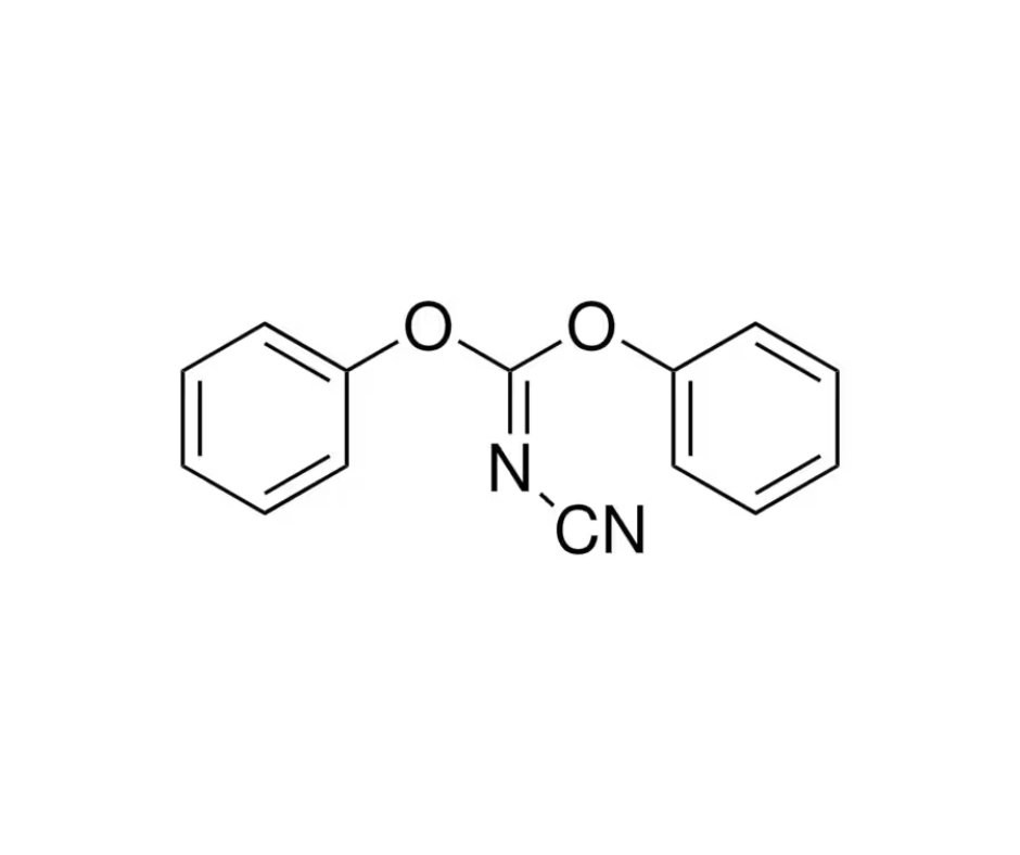 image de la molécule Diphenyl N-cyanocarbonimidate