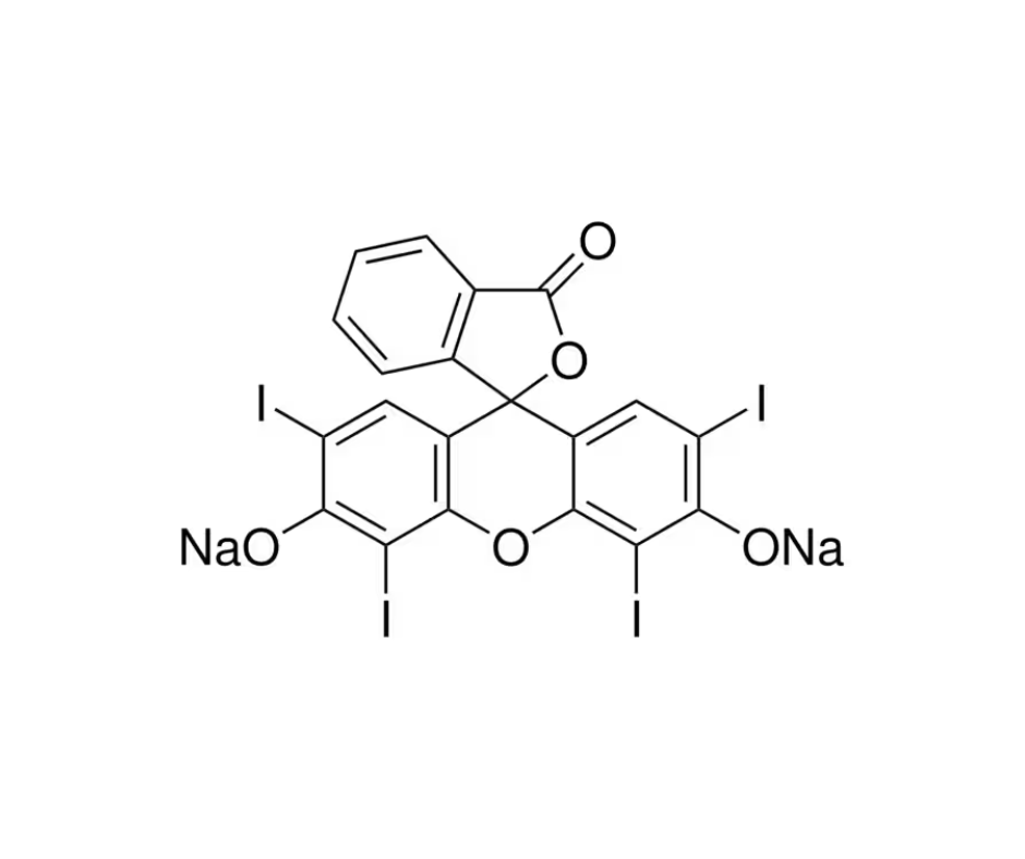 image de la molécule Erythrosin B