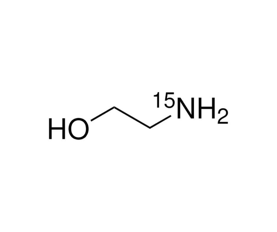 image de la molécule Ethanolamine-15N