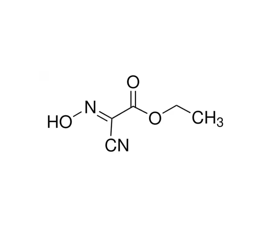 image de la molécule Ethyl (hydroxyimino)cyanoacetate