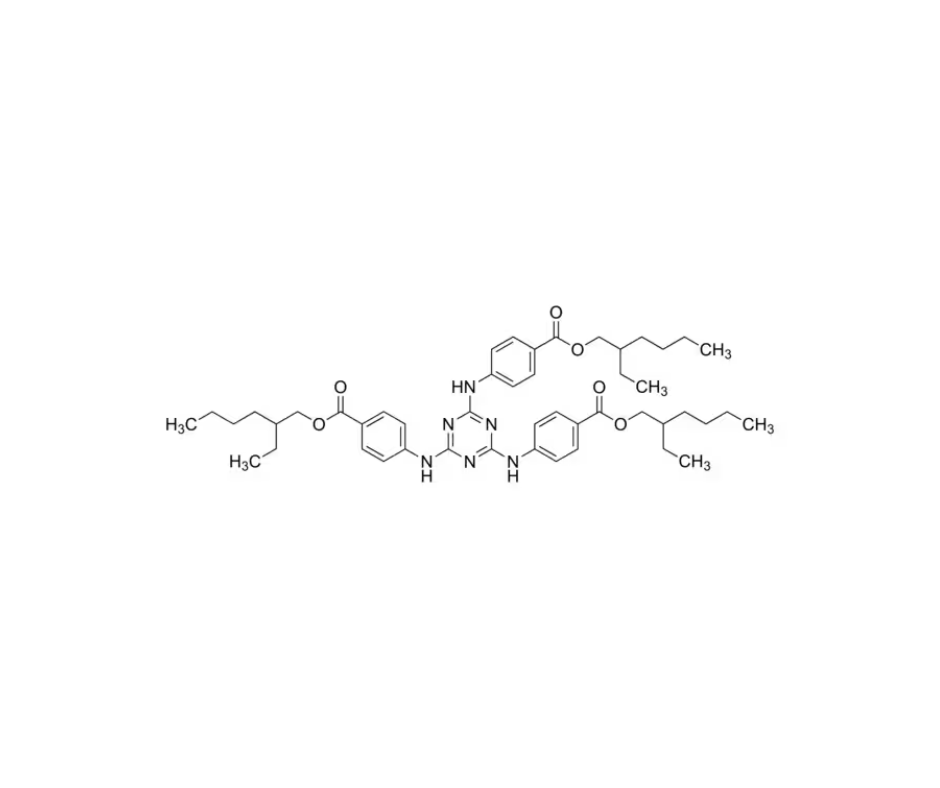 image de la molécule Ethylhexyl Triazone